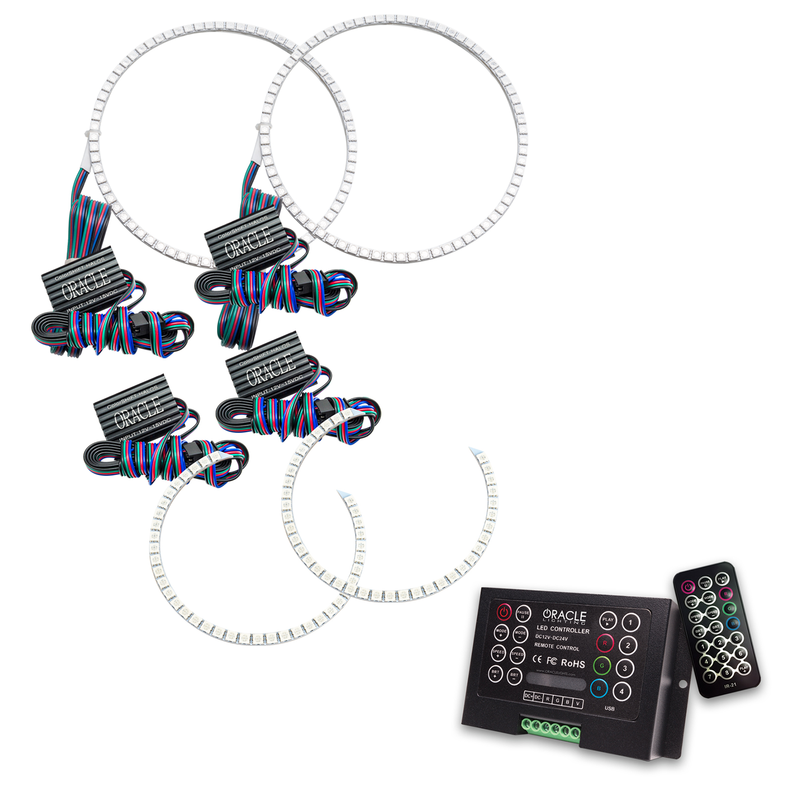 2646-333 - Dodge Durango 2011-2013 ORACLE ColorSHIFT Halo Kit